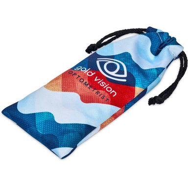 Pre-Printed Sample Custom Midlands Polyester Glasses Pouch BLACK - Personal Care and Pamper Gifts,Custom Sports Fitness