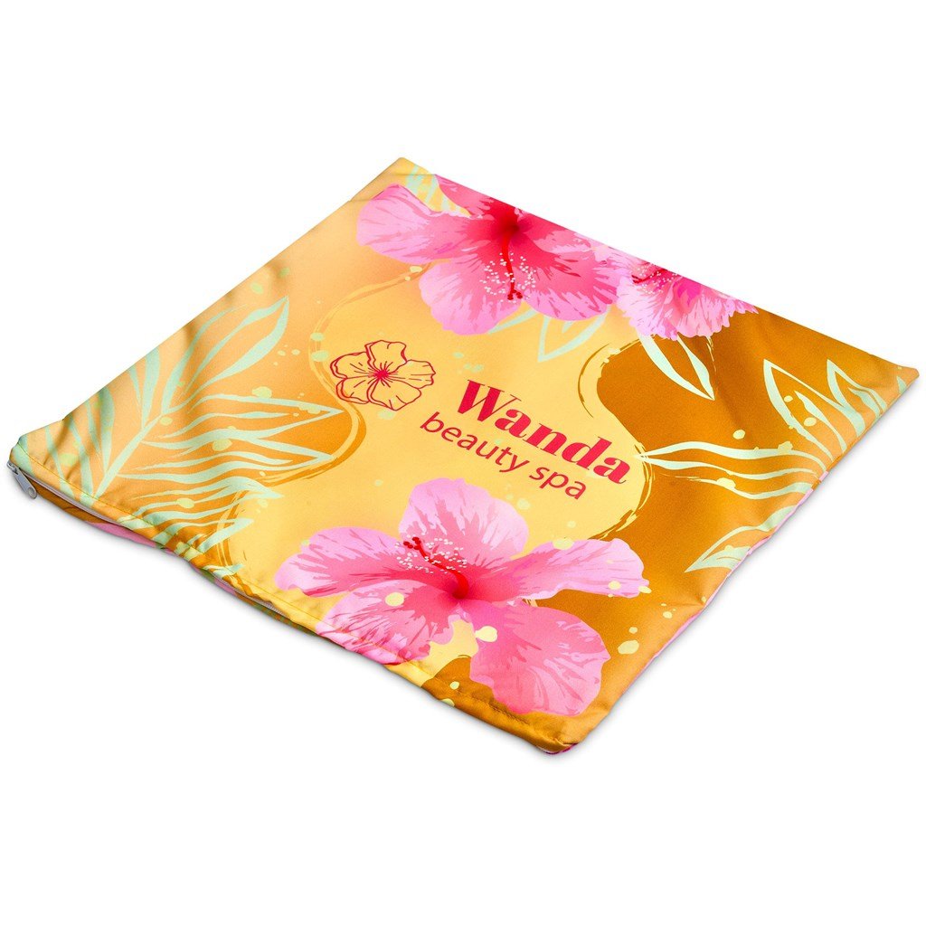 Pre-Printed Sample Custom Nia Large Scatter Cushion Cover - excludes inner cushion BLACK - Home and Living