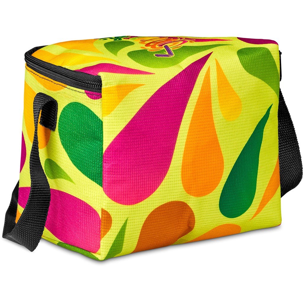 Pre-Printed Sample Custom Ontario Recycled PET 6 Can Cooler BLACK - Coolers and Lunchware