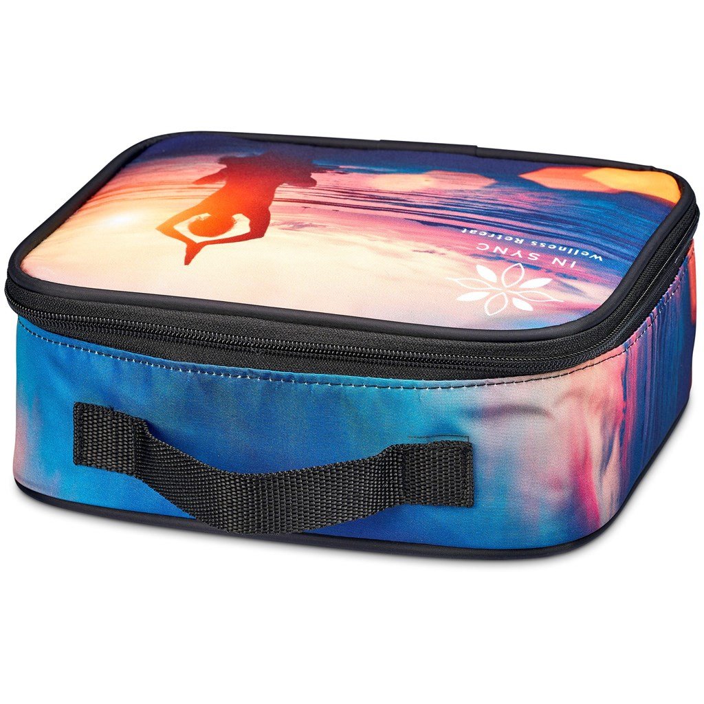 Pre-Printed Sample Custom Polar Lunch Cooler BLACK - Coolers and Lunchware