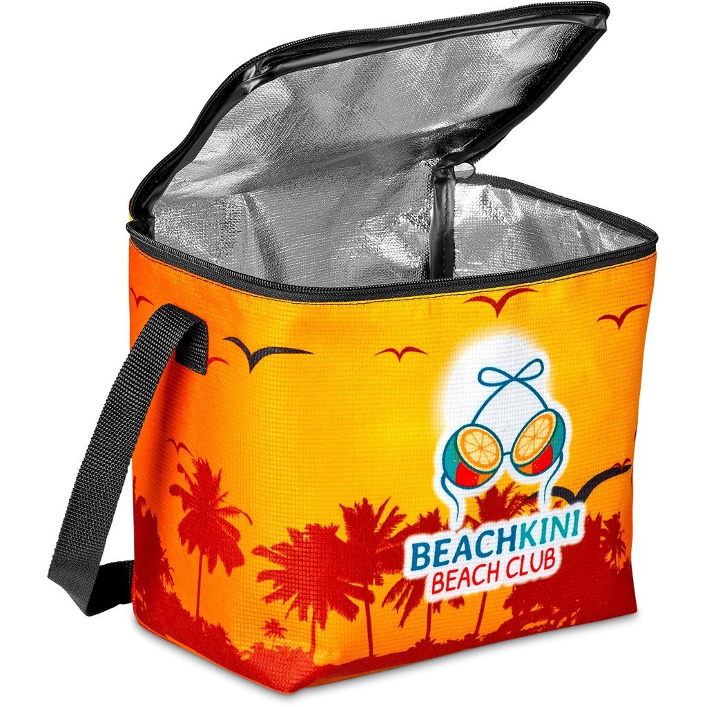 Pre-Printed Sample Custom Quebec Recycled PET 12 Can Cooler BLACK - Coolers and Lunchware