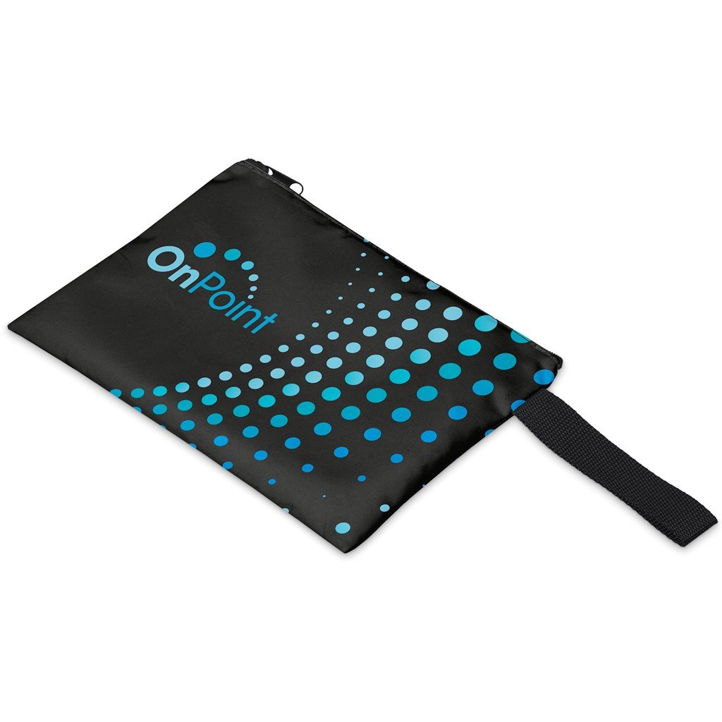 Pre-Printed Sample Custom Summit A5 Document Pouch BLACK - School Accessories,Custom Stationery