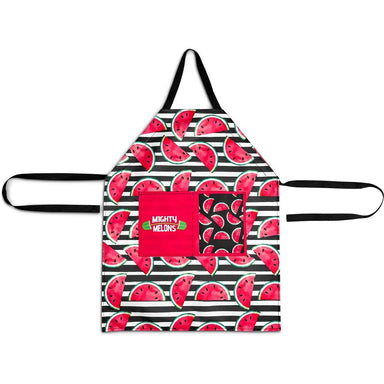 Pre-Printed Sample Custom Wynberg Front Pocket Apron BLACK - Home and Living
