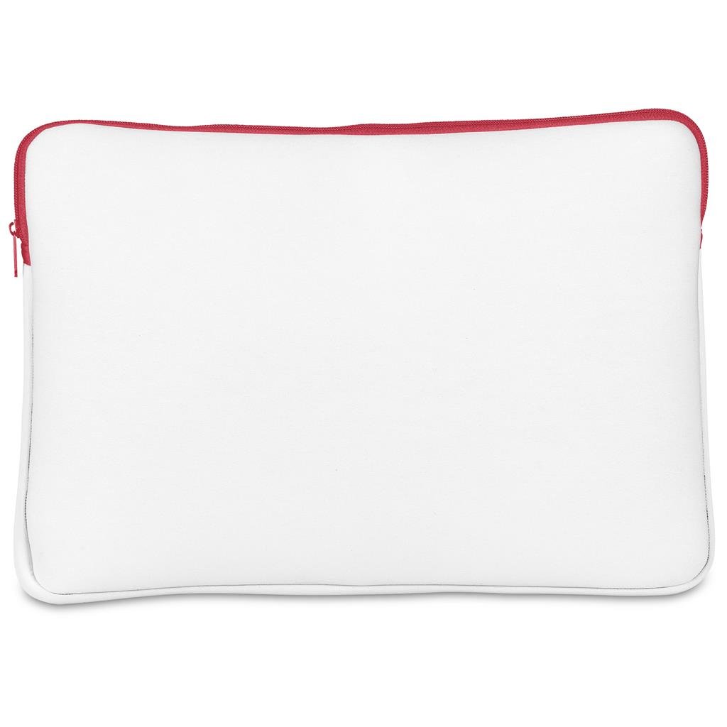 Pre-Production Sample Custom 15.6 inch Neoprene Drift Laptop Sleeve RED - Tech Sleeves