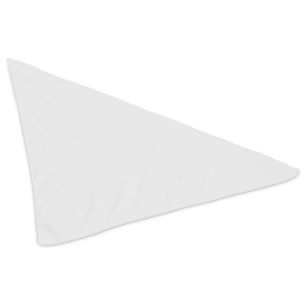 Pre-Production Sample Custom Bosco Large Polyester Dog Bandana L / SOLID WHITE - Pet Accessories