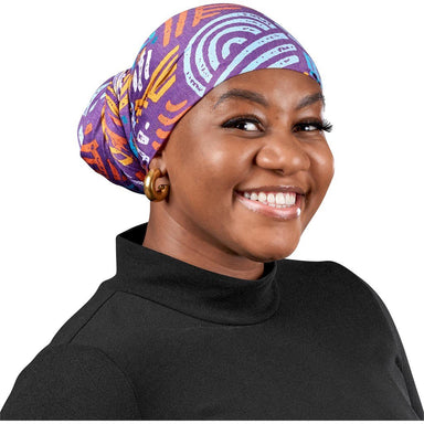 Pre-Production Sample Custom Crown Polyester Head Wrap BLACK - Personal Care and Pamper Gifts