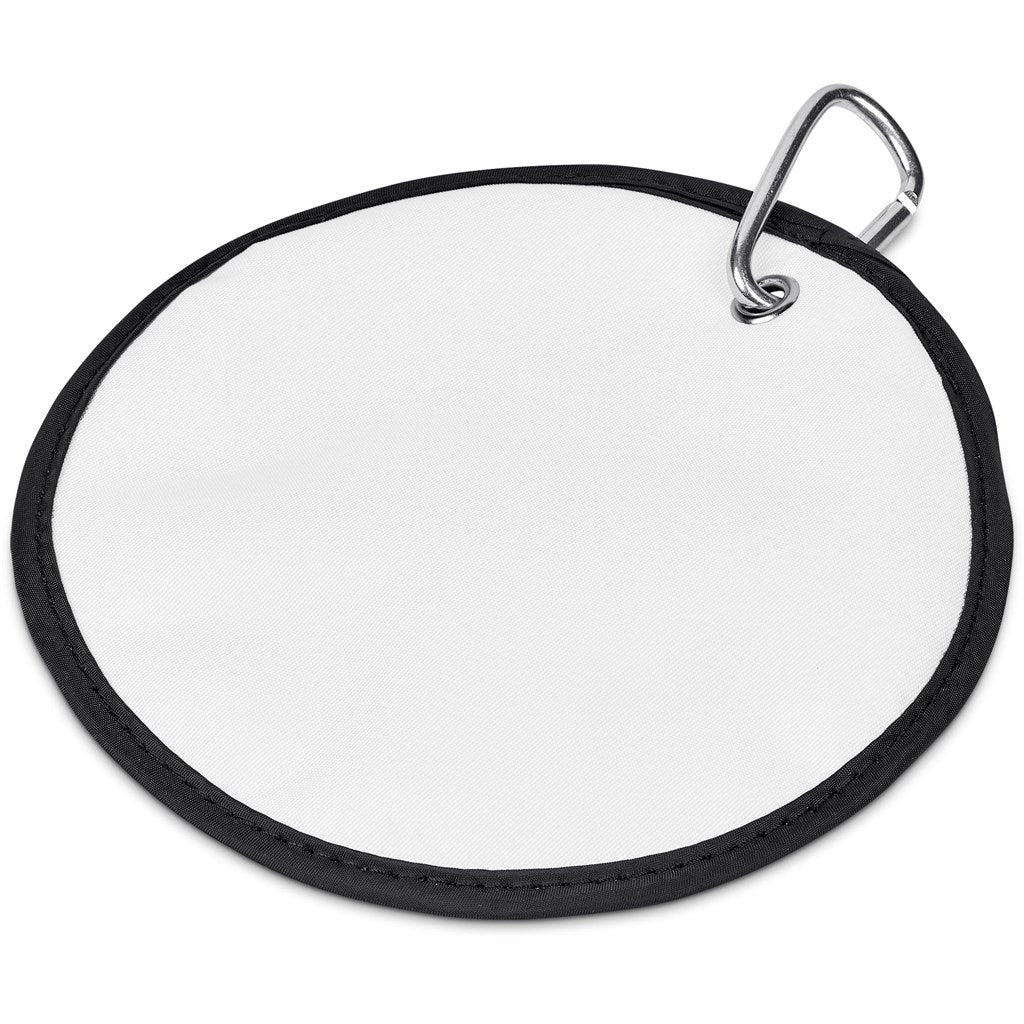 Pre-Production Sample Custom Eagle Polyester Golf Ball Cleaner BLACK - Sports and Fitness