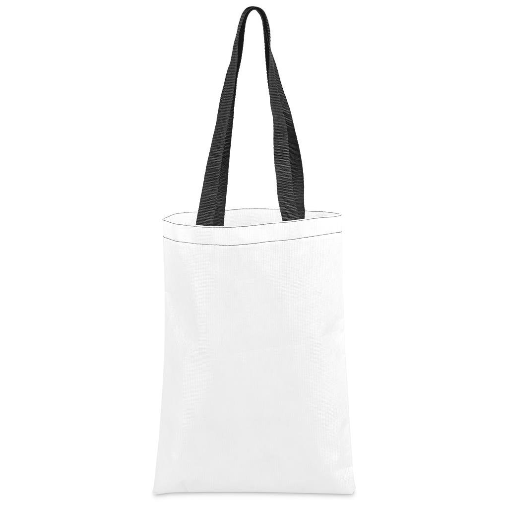 Pre-Production Sample Custom Eden Recycled PET Stitch-Bond Shopper BLACK - and Tote Bags