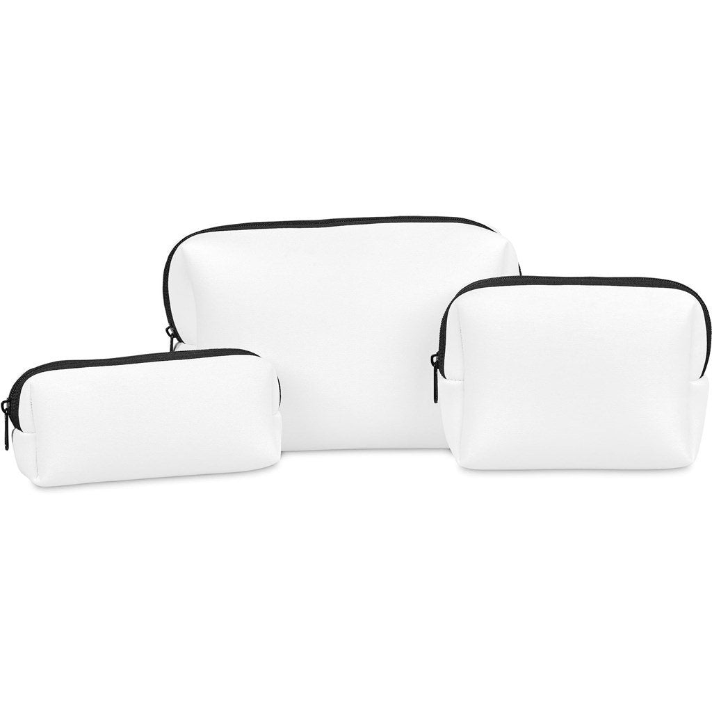 Pre-Production Sample Custom Emma Neoprene Makeup Bag - Toiletry and Cosmetic Bags