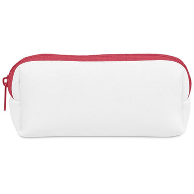 Pre-Production Sample Custom Emma Neoprene Makeup Bag RED - Toiletry and Cosmetic Bags