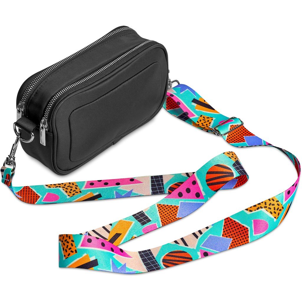 Pre-Production Sample Custom Glamazon Polyester Bag Strap BLACK - Travel Accessories