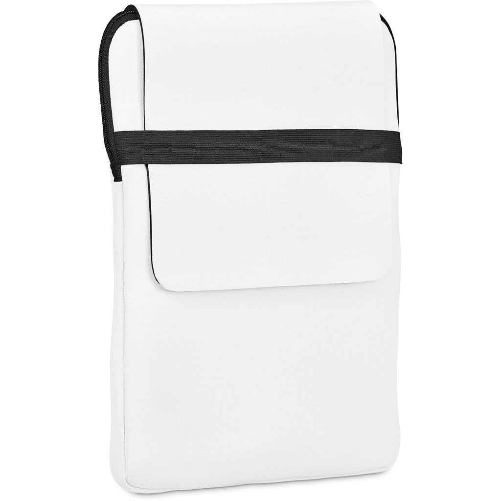 Pre-Production Sample Custom Grotto Neoprene 13-Inch Laptop Sleeve With Build-In Mouse Pad BLACK - Tech Sleeves