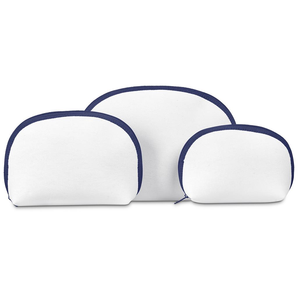 Pre-Production Sample Custom Isabella Neoprene Midi Cosmetic Bag - Toiletry and Bags