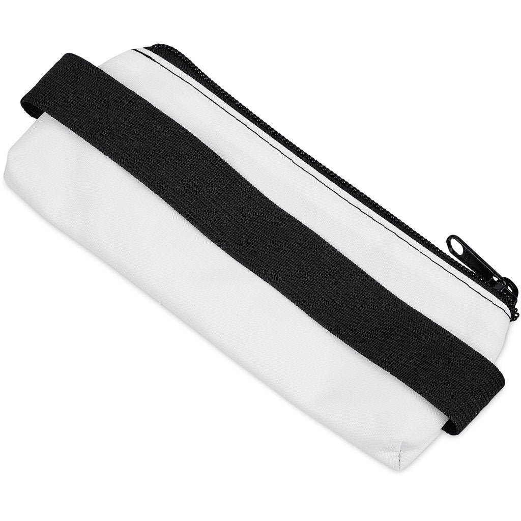 Pre-Production Sample Custom Lagoon Polyester Pencil Case To Fit Over An A5 Notebook - Stationery