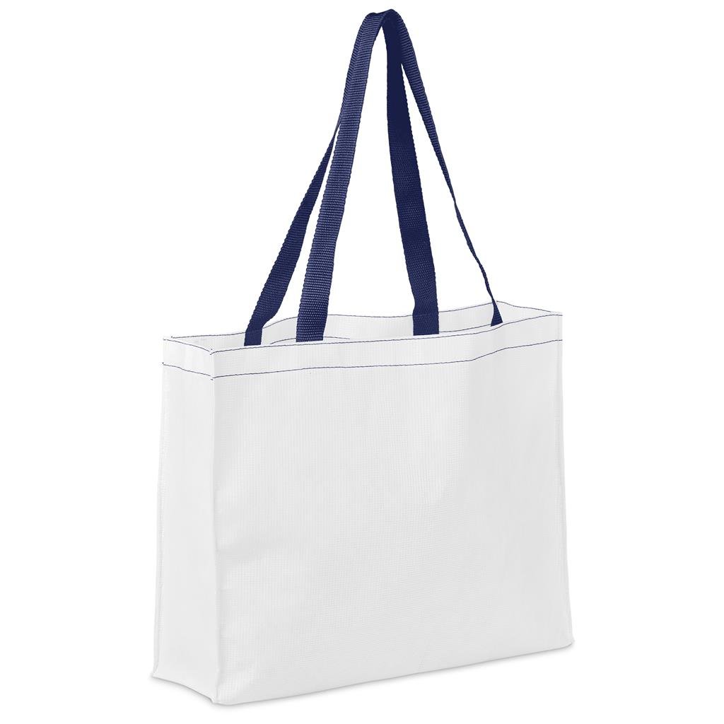 Pre-Production Sample Custom Menlyn Recycled PET Stitch-Bond Shopper - and Tote Bags