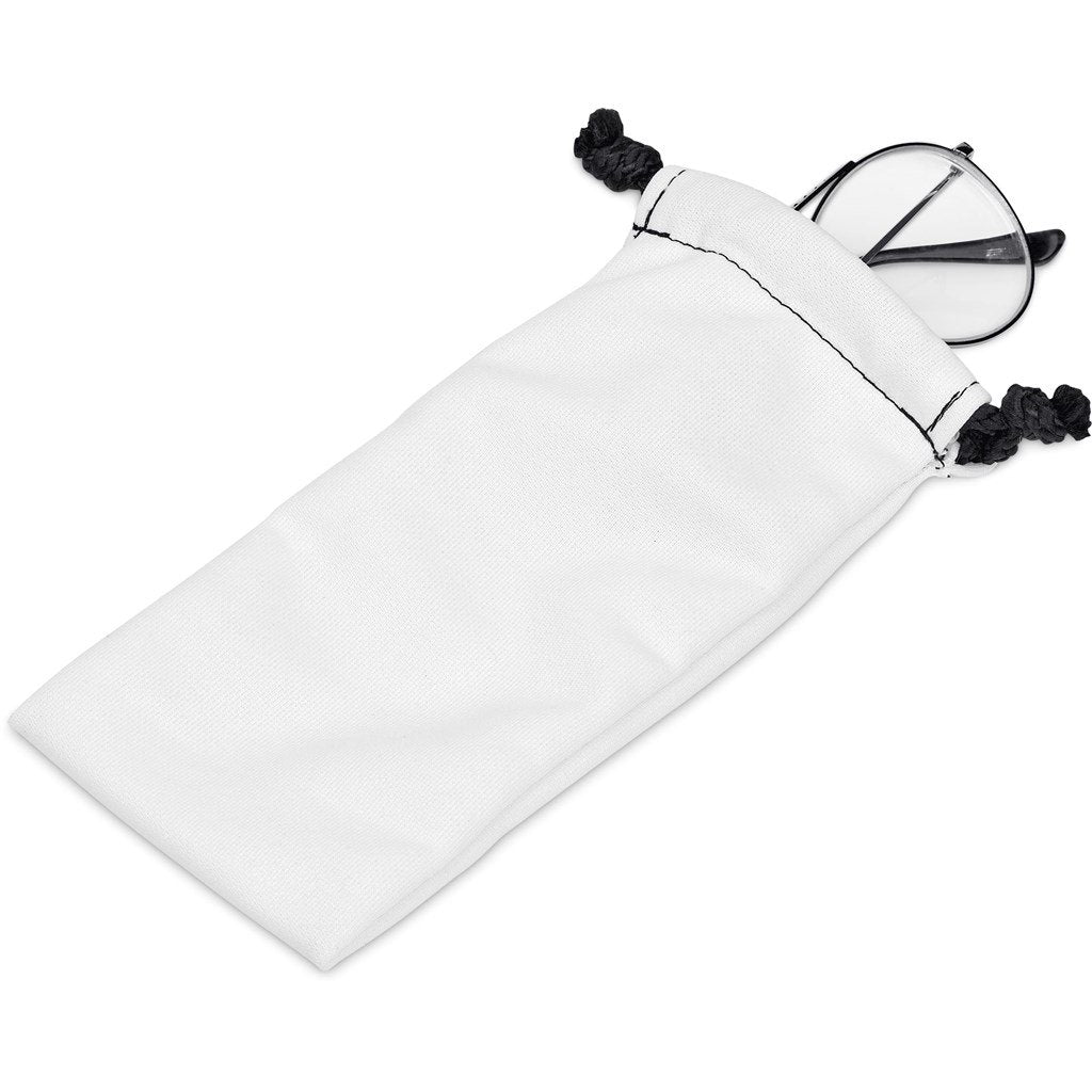 Pre-Production Sample Custom Midlands Polyester Glasses Pouch BLACK - Personal Care and Pamper Gifts