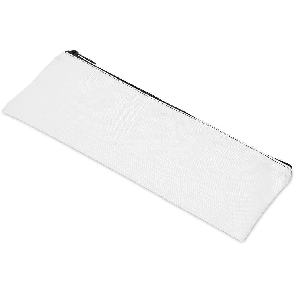 Pre-Production Sample Custom Parker Recycled PET Stitch-Bond Pencil Case - Stationery