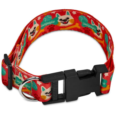 Pre-Production Sample Custom Rambo Polyester Dog Collar BLACK - Pet Accessories