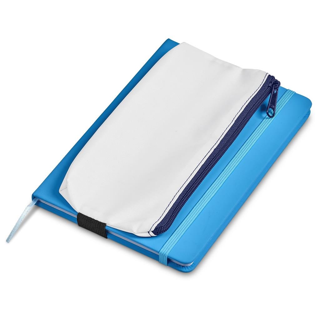 Pre-Production Sample Custom Scribbler Polyester Large Pencil Case To Fit An A5 Notebook - Stationery