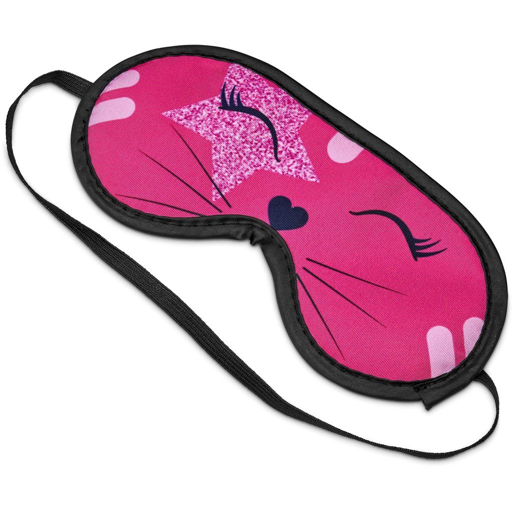 Pre-Production Sample Custom Sleeptight Eye Mask BLACK - Personal Care and Pamper Gifts