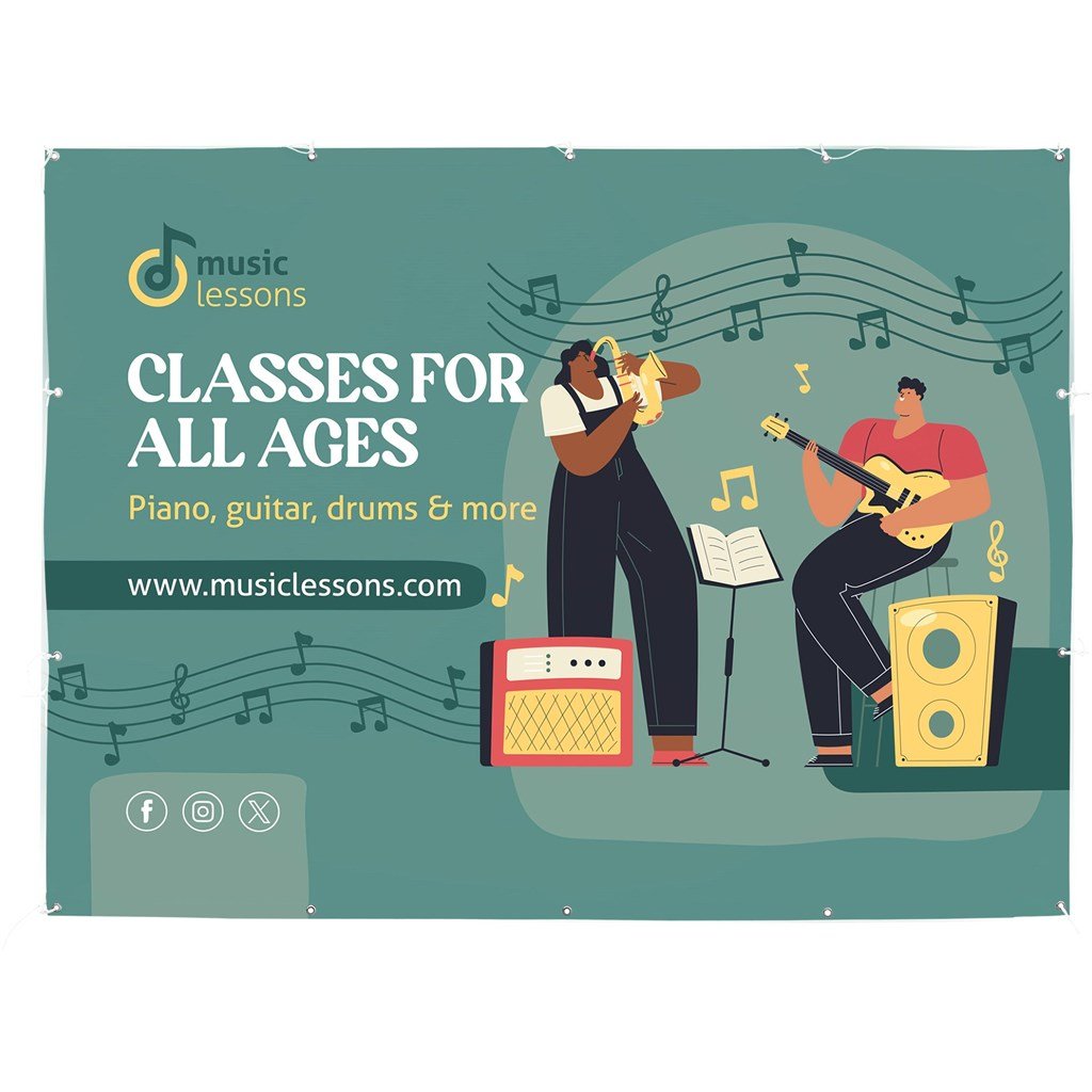 PVC Banner 2m x 1.5m - Banners