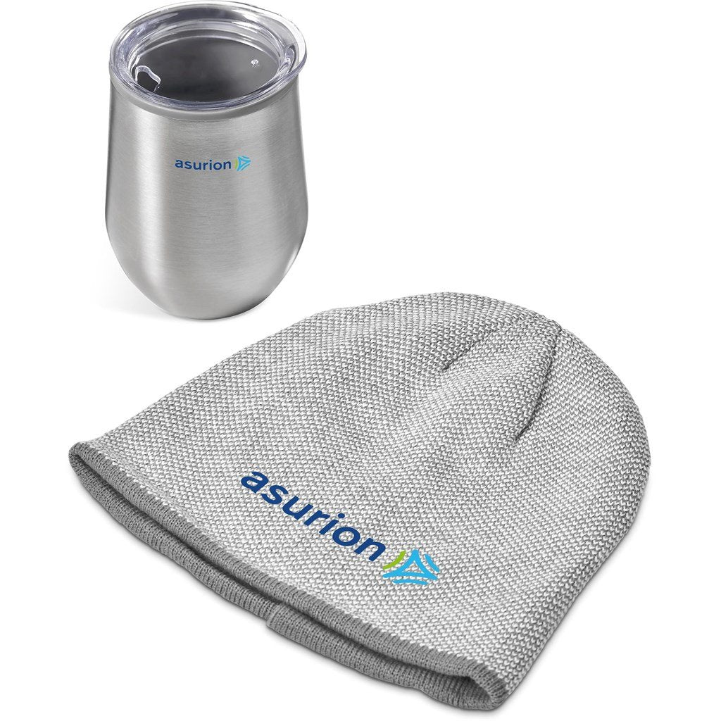 Quebec Winter Gift Set GREY - Headwear Sets,Winter Sets