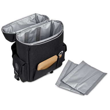 Quivera Wine & Cheese 18-Can Cooler BLACK - Picnic,Cooler Bags,Ideas for Summer,Outdoor and Leisure,Heritage Day