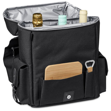 Quivera Wine & Cheese 18-Can Cooler BLACK - Picnic,Cooler Bags,Ideas for Summer,Outdoor and Leisure,Heritage Day