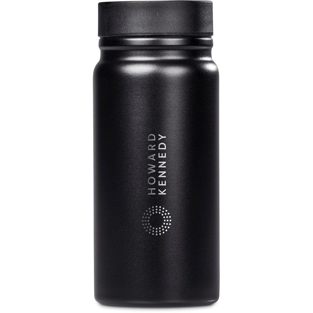 Ramos Stainless Steel Vacuum Tumbler – 400ml BLACK - Travel Mugs and Tumblers,Drinkware