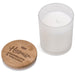 Rirakkusu Scented Candle Transparent/Frosted White / T