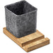 Recycled PET & Bamboo Desk Caddy Phone Stand Grey / GY - Mobile Stands