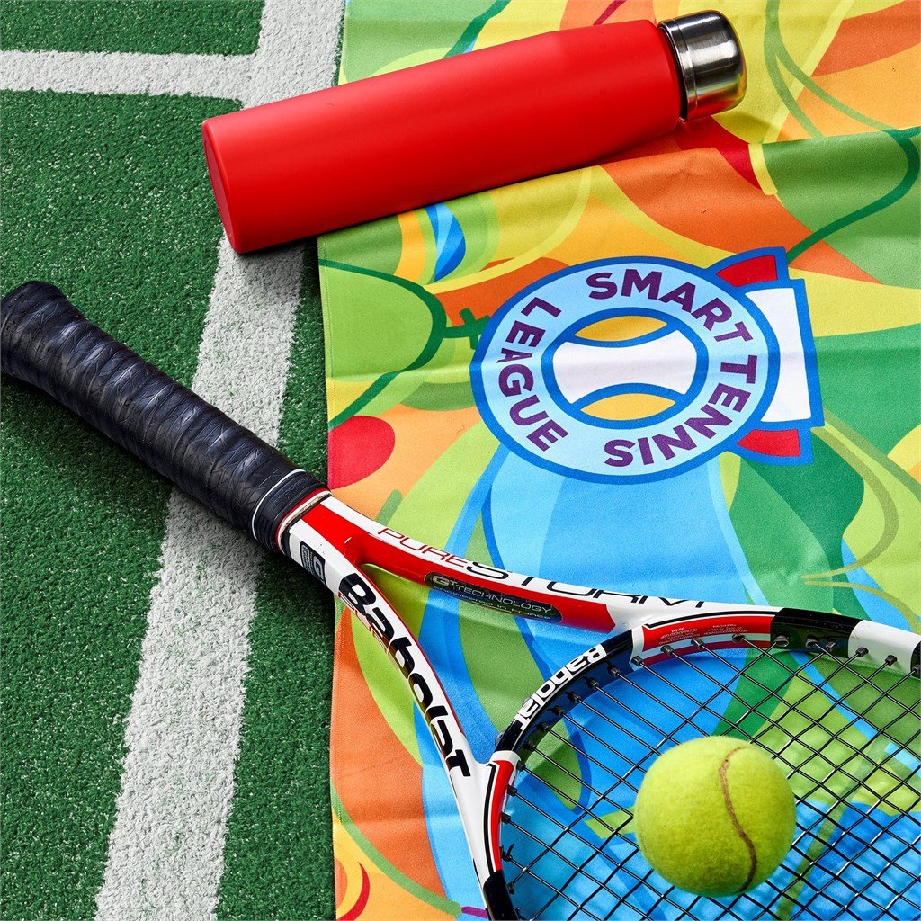 Custom Relay Sports Towel - Double-Sided Branding SOLID WHITE - Ideas for Fitness,Custom and School Accessories,Custom Accessories