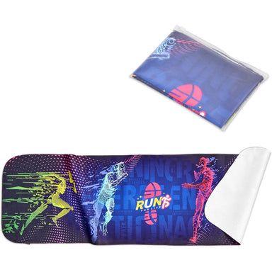 Custom Relay Sports Towel - Single Sided SOLID WHITE - Ideas for Fitness,Custom and School Accessories,Custom Accessories