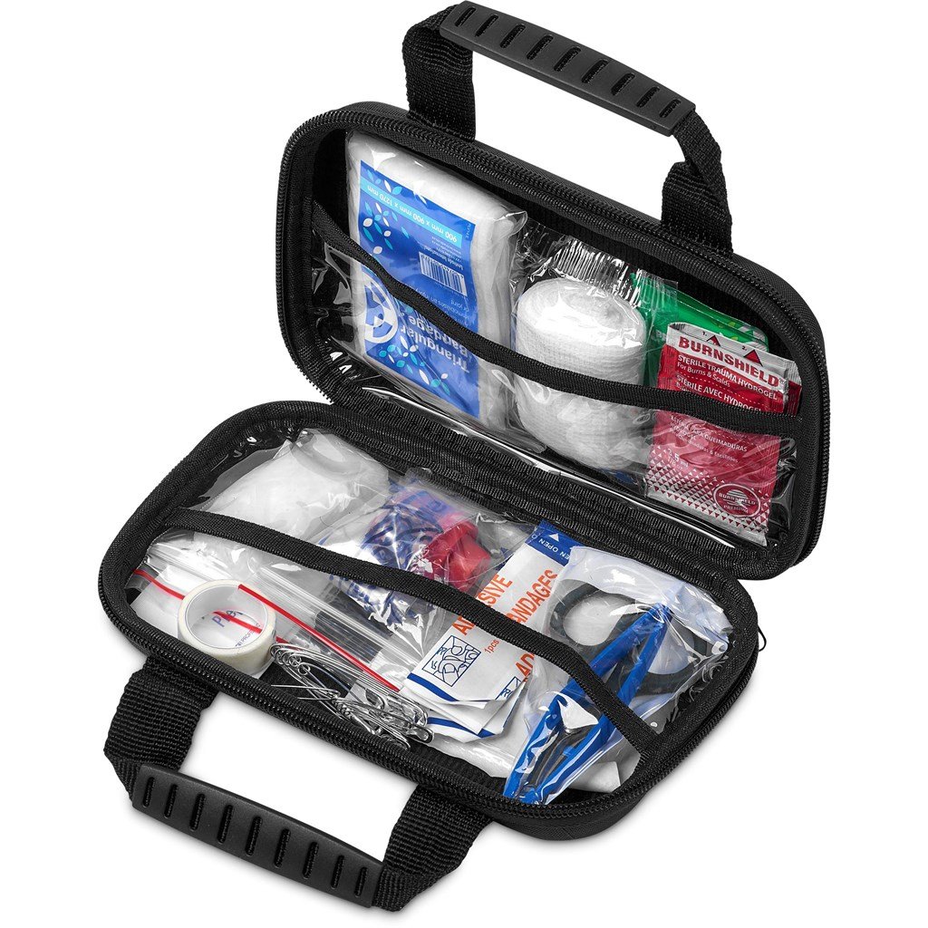 Rescue First Aid Kit BLACK - On the Road,First Kits,Made in South Africa,Personal Care And Pamper