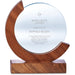Reverence Achievement Award - Premium Optical Glass and Wood Natural / NT - Trophies