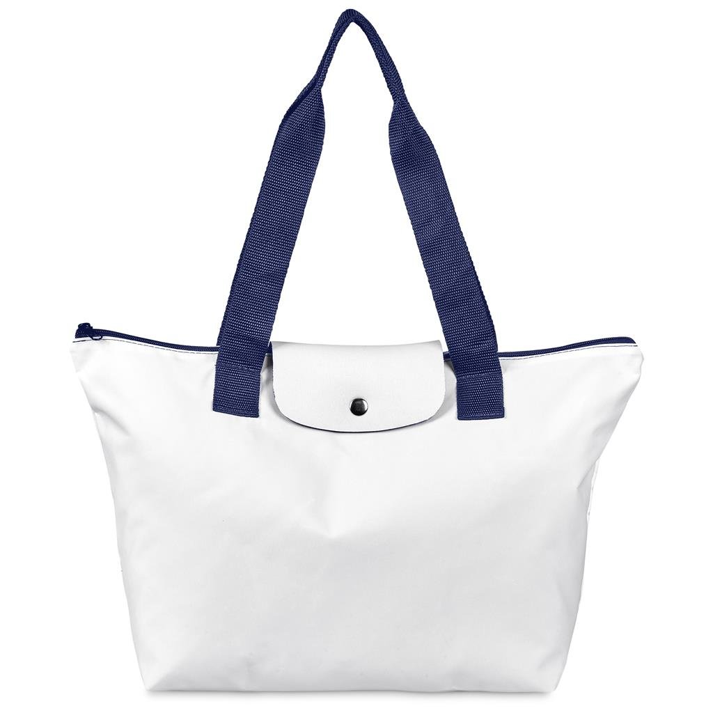 Custom Rosebank Polyester Roll-Up Tote Bag NAVY - Shopper and Bags,Custom Bags
