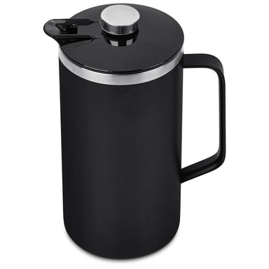 Rostov Stainless Steel Vacuum Coffee Plunger - 950ml BLACK - Coffee,Coffee Plungers,Home and Living