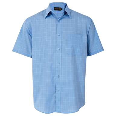 Saddle Stitch Lounge Short Sleeve  Sky Blue/White / 