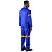 Safety Polycotton Boiler Suit - Reflective Arms & Legs - Orange Tape