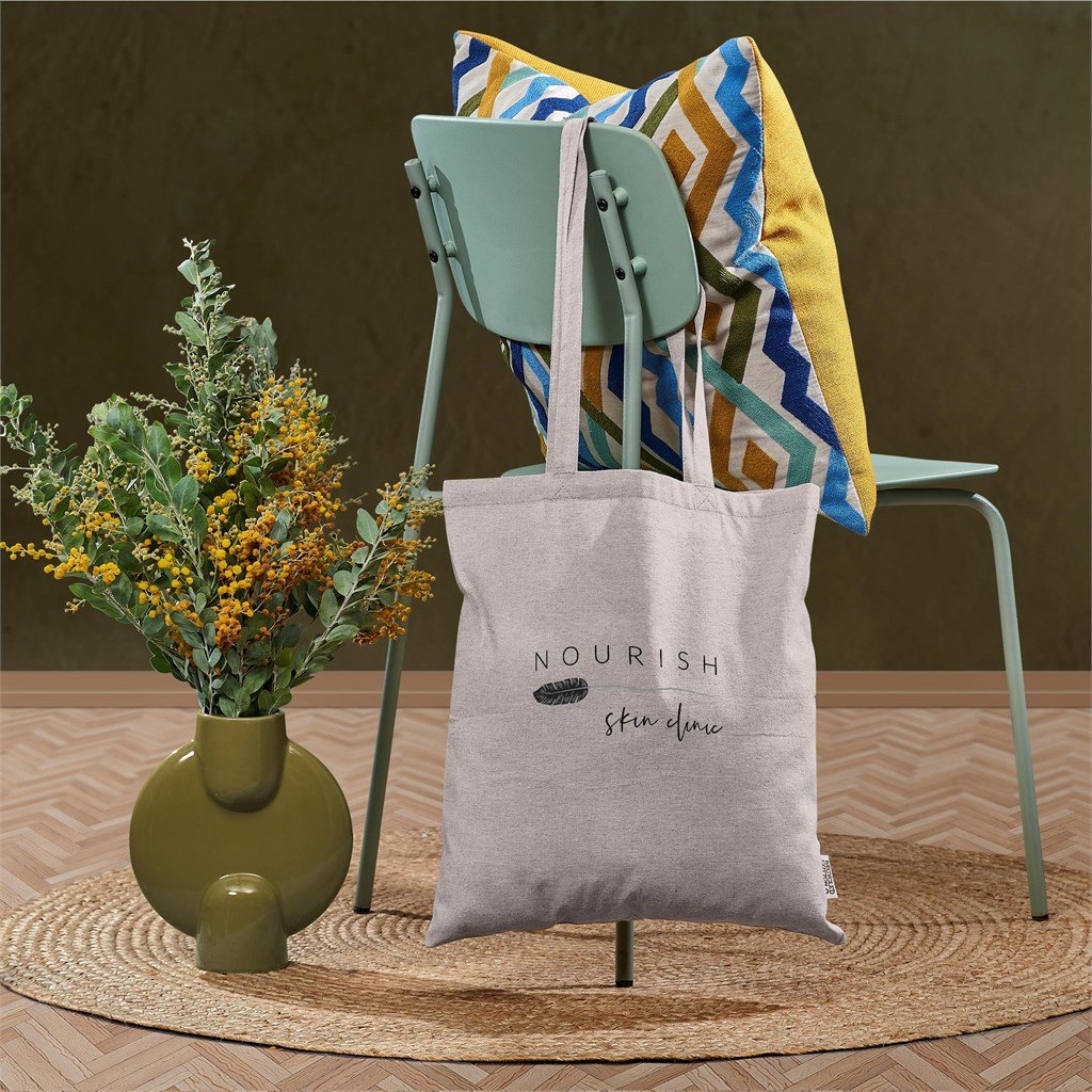 Sakiori Recycled Cotton Shopper GREY - Eco-Friendly Bags,Shoppers and Totes,Cotton Products,Bags,Recycled Bags