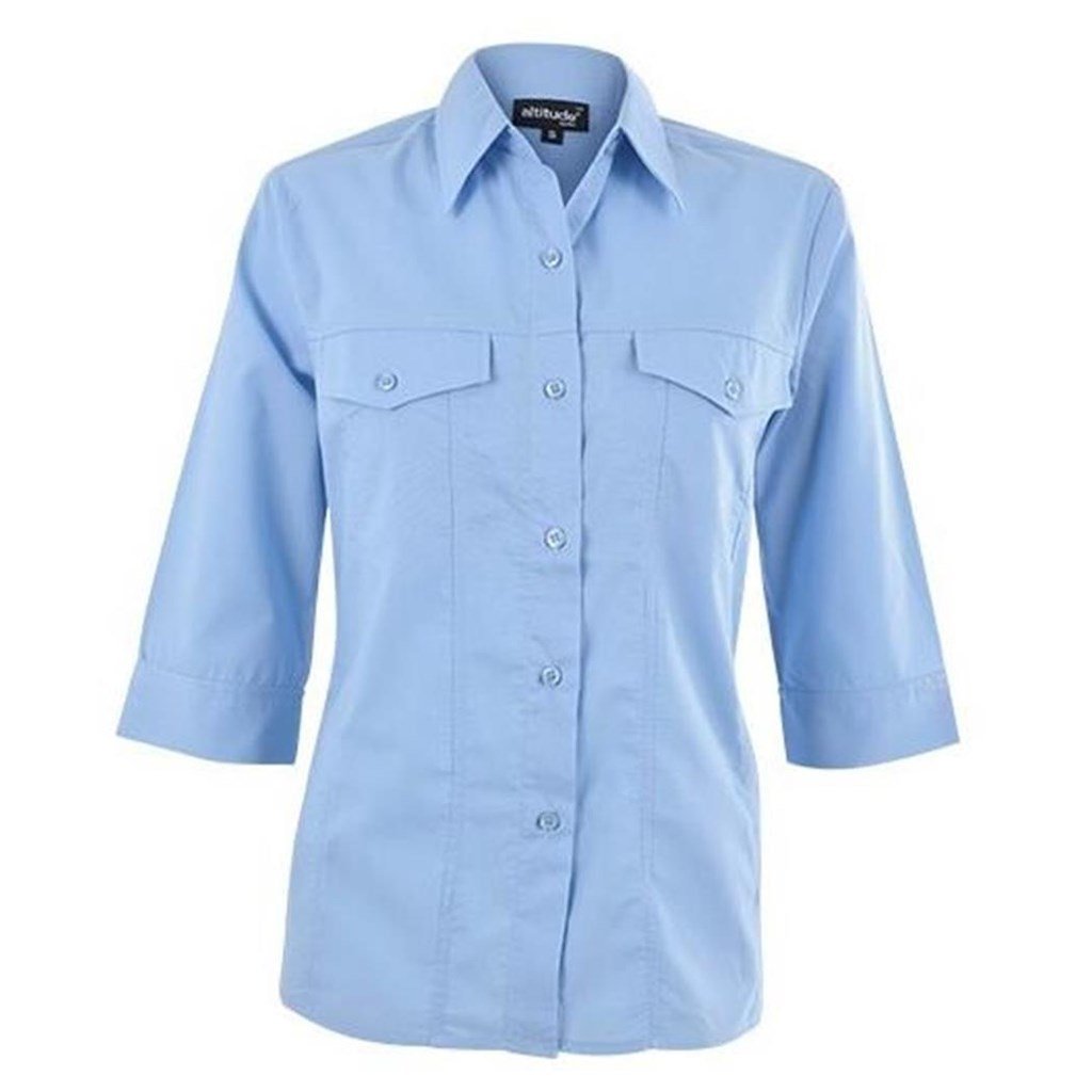 Sally Casual Blouse - Sky Blue 2XL / SB