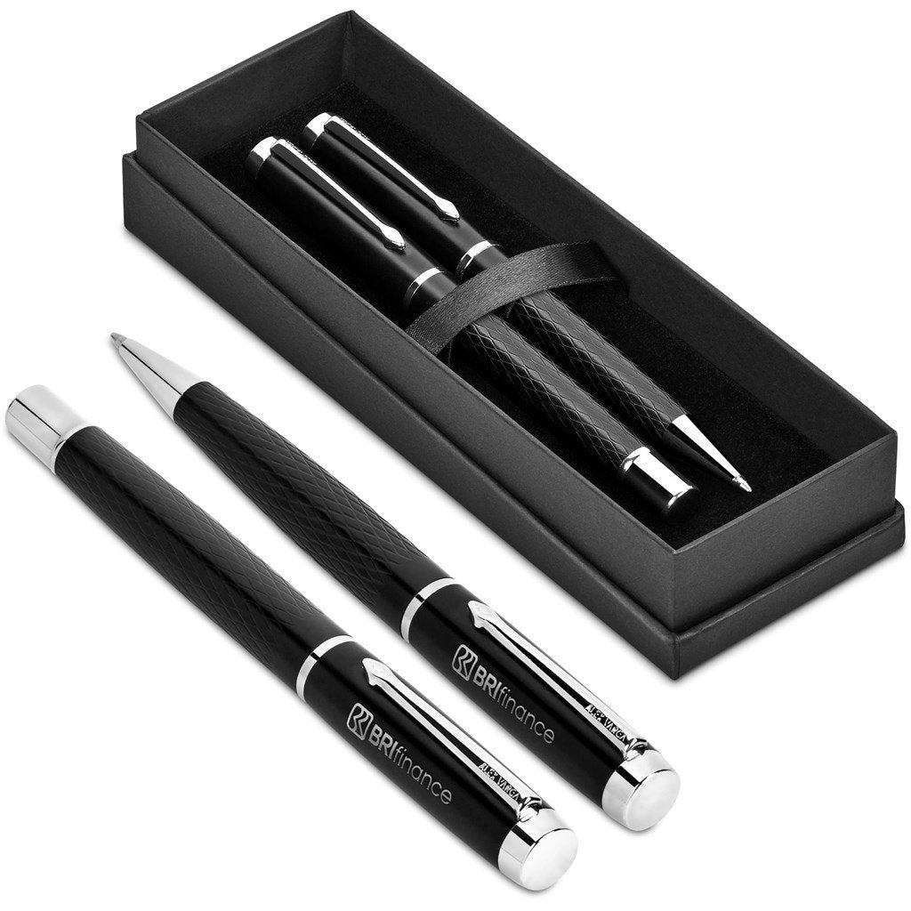 Sashenka Ball Pen & Rollerball Set BLACK - Sets,Writing Instruments