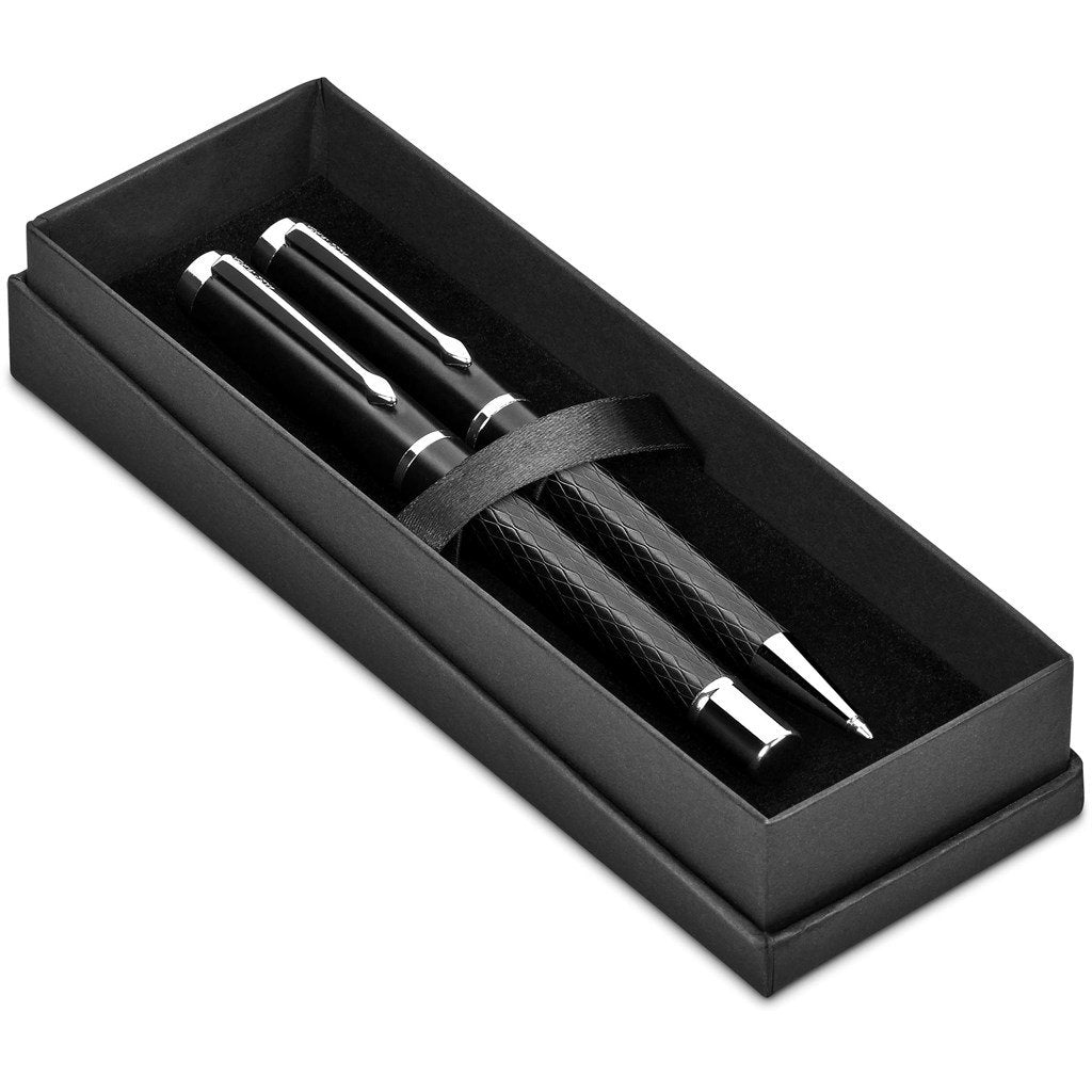 Sashenka Ball Pen & Rollerball Set BLACK - Sets,Writing Instruments