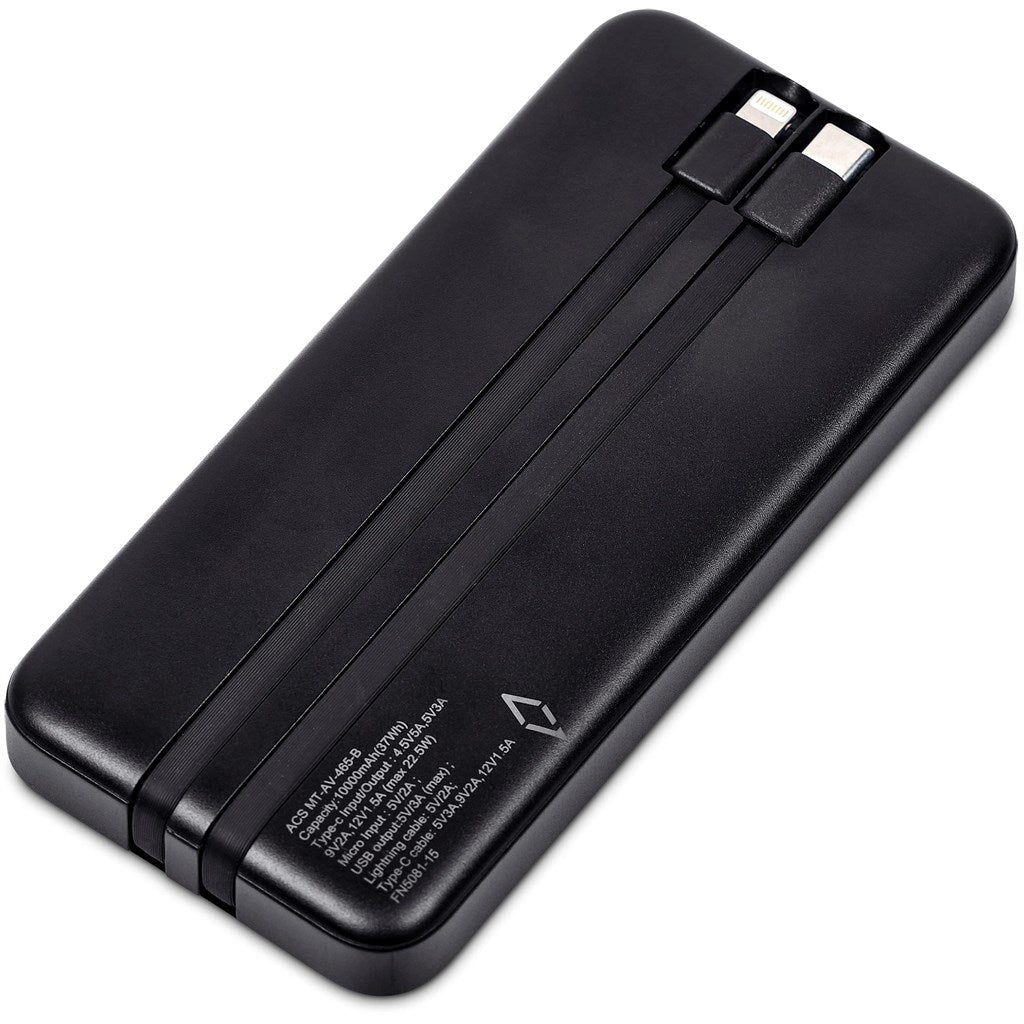 Scorpio Fast Charge 22.5W Power Bank -10,000mAh BLACK - Banks,Ideas for Loadshedding,Technology