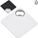 Sela Recycled Plastic Bottle Opener Coaster SOLID WHITE - Promotional Giveaways,Promotional Giveaways,Recycled Home and Living,Recycled