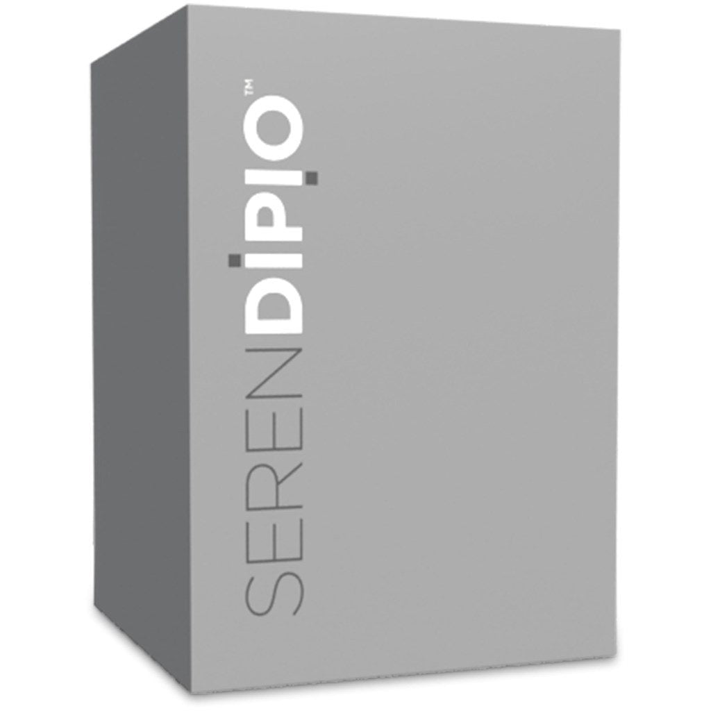 Serendipio Lorenzo Glass Double-Wall Cup - 350ml Transparent/Frosted White / T