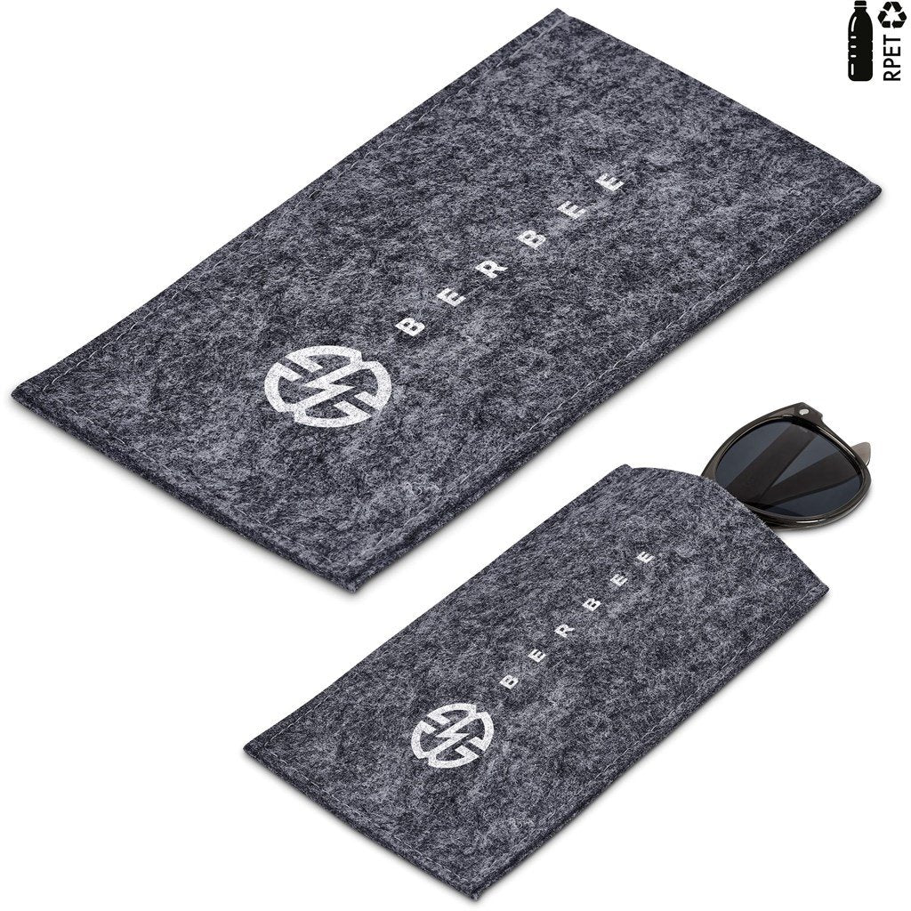 Shedo Recycled PET Felt Glasses Pouch GREY - Promotional Giveaways,Promotional Giveaways,Recycled Products,Ideas for Summer,Ideas