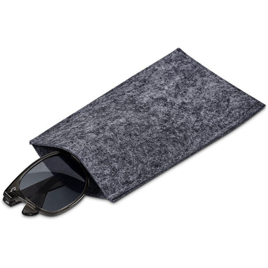 Shedo Recycled PET Felt Glasses Pouch GREY - Promotional Giveaways,Promotional Giveaways,Recycled Products,Ideas for Summer,Ideas