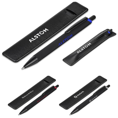 Shine Through Ball Pen In Pouch Silver / S