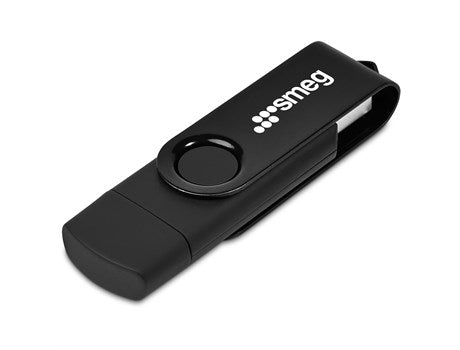 Shuffle Gyro Black Flash Drive – 8GB